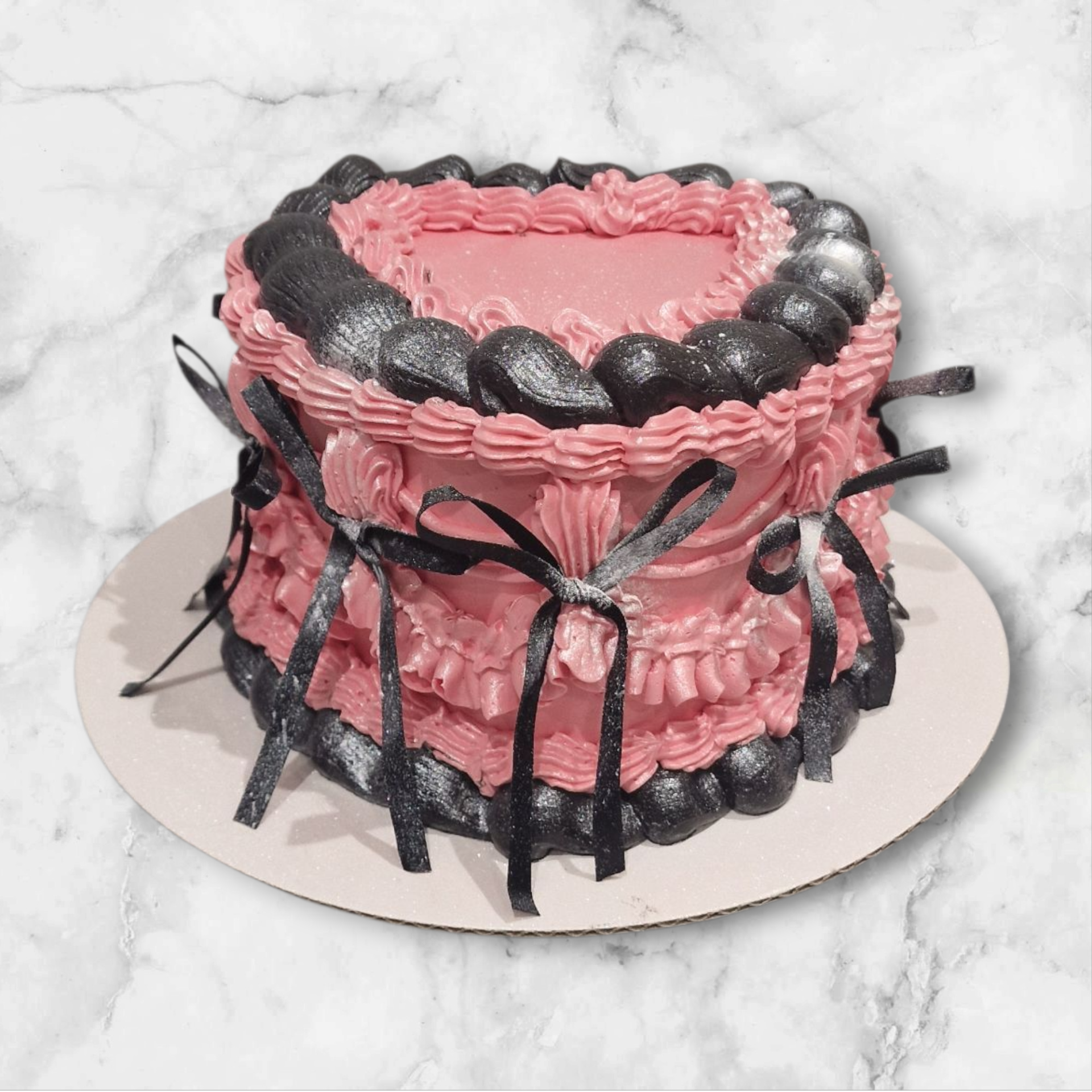 heart cake vintage gateau anniversaire